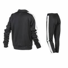 CONJUNTO UNDER ARMOUR TRICOT TRACKSUIT MUJER NEGRO - comprar online