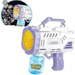 PISTOLA LANZADORA BURBUJAS RECARGABLE