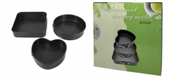 MOLDE DESMONTABLE X3 ANTIADHERENTE TORTA FIGURAS