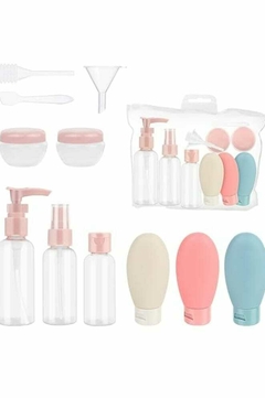 KIT BOTELLAS VIAJERAS X11 PIEZAS