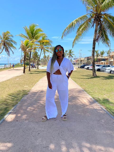 Cropped any branco - comprar online