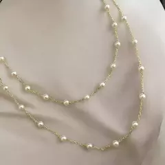 Colar Duplo Pérolas