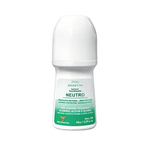 Desodorante Roll On Natural Neutro 65 ml Biozenthi - comprar online