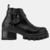 Borcego Plataforma Hebillas Zapato Foliado Mujer 601 Dama