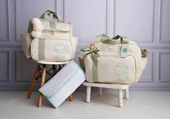 KIT BOLSA DE MATERNIDADE GOLD - TEMA: LEÃO (3 PEÇAS) - comprar online