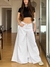 PANTALON POLLERA CREMA