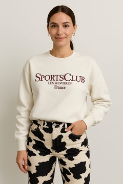 Buzo Sports Club Bordado Frisado Premium - comprar online