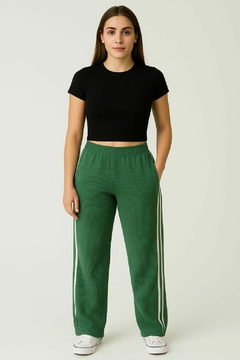 Imagen de Pantalón Tendencia Líneas Tela Darlón