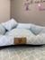 Kit Cama Abstrato Azul - comprar online