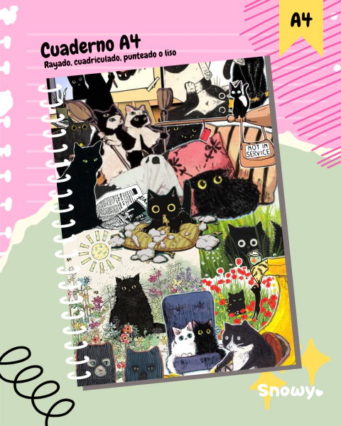 KIKI KITTY - CUADERNO A4 - comprar online