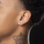 Brinco Masculino Redondo Zircônia - Tamanho G Ouro18K - comprar online