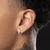 Brinco Masculino Argola com Zircônia - 12mm - comprar online