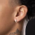 Brinco Masculino Argola Estilizada - Ouro18K - comprar online