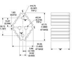 Disipador para transistor To-3 de 2 pines - comprar en línea