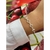 Pulseira elos com corações em zircônias