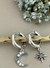 Argola de click lua e estrela