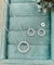 Conjunto círculo cravejado