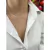 Colar Choker Veneziana Achatada