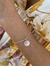 Pulseira Losango Chapa Pai Nosso Medalha