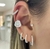 Piercing fake Coração na internet