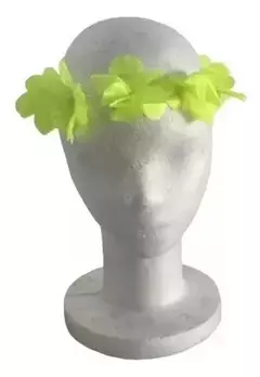 Tiara C/elastico flor tela FLUO lisa. BULTO X 120 TIARA C/E LASTICO FLOR TELA FLUO LISO en internet