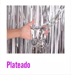 CORTINA METALIZADA PROMO BULTO CERRADO SURTIDO X 10 UNIDADES