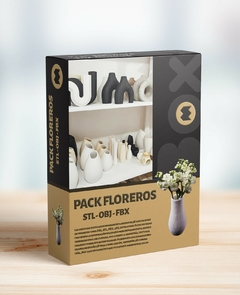 Pack Archivos Digitales de Floreros Decorativos