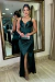 Vestido Nigara Verde Esmeralda na internet