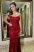 Vestido Longo Yuri Vermelho na internet