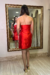 Vestido Midi Vivian Vermelho - comprar online