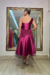 Vestido Midi Luci Fúcsia - comprar online
