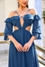 Vestido Alba Azul Petróleo - loja online