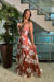 Vestido Ariana Floral Terracota na internet