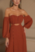 Vestido Raika Terracota