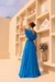 Vestido Jouline Azul Royal - comprar online