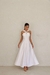 Vestido Midi Branco Lidia