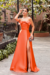 Vestido Longo Manu Laranja