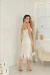 Vestido Jenna Branco - comprar online