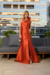 Vestido Ticiane Terracota - comprar online
