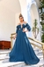 Vestido Alba Azul Petróleo na internet