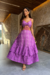 Vestido Nicole Midi Roxo - comprar online