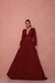 Vestido Carol Marsala