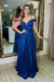 Vestido Penélope Azul Royal