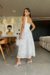 Vestido Midi Bela Branco - comprar online
