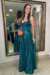 Vestido Longo Amara Verde Esmeralda