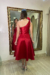 Vestido Midi Layra Vermelho - comprar online