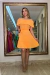 Vestido Natalia Laranja