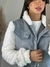 JAQUETA TEDDY LAUREN CINZA - comprar online