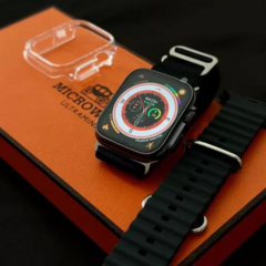 W69 Mini 45mm | Com Bússola + 2 Pulseiras e Capinha - Smartwatch_top