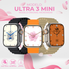 Ultra 3 Mini Microwear 39mm|Menor Smartwatch do Mercado|2°Geração,motion game e Apresentação premium
